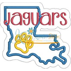 Louisiana State Applique Jaguars