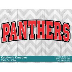 Panthers Arched SVG