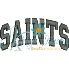 Saints Arched 4x4 Satin Snap Shot