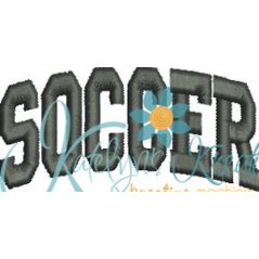 Soccer Arched 4x4 Satin Snap Shot