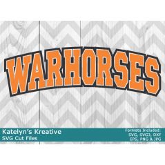 Warhorses Arched SVG