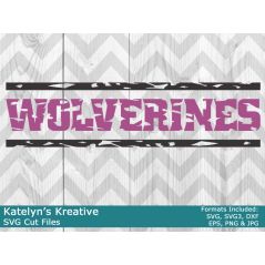 Wolverines Distressed SVG Files