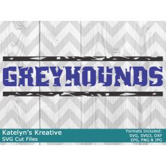 Greyhounds Distressed SVG Files