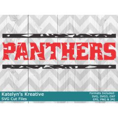 Panthers Distressed SVG Files