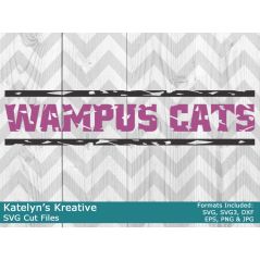 Wampus Cats Distressed SVG Files