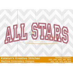 All Stars Arched Applique