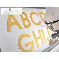 Avatar Fill Stitch Embroidery Font