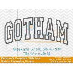 Gotham Arched Embroidery