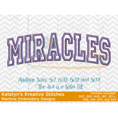 Miracles Arched Embroidery