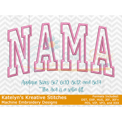 Nama Arched Embroidery