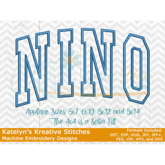Nino Arched Embroidery