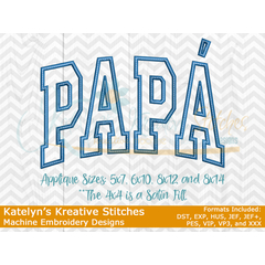 Papa Arched Embroidery (ver 2)