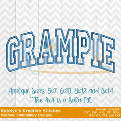 Grampie Arched Embroidery