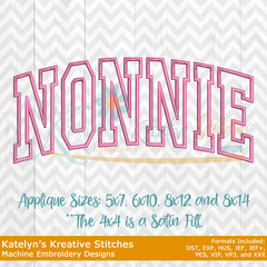 Nonnie Arched Embroidery