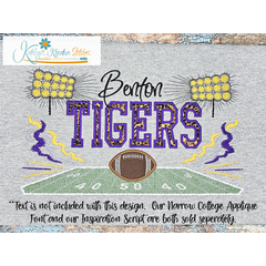 Stadium Lights Football Applique