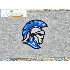 Trojan Head Icon Embroidery Trojan Head Icon Embroidery