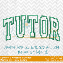 Tutor Arched Embroidery