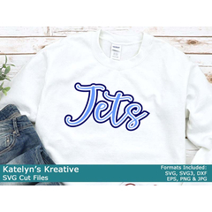 Jets Script SVG Files (2022 Series)