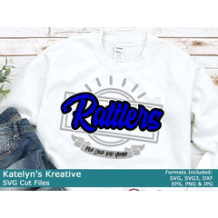 Rattlers Script Rectangle SVG Files