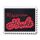 Hawks Applique Script Satin Snap Shot