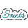 Saints Applique Script Satin Snap Shot
