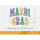 Mardi Gras Arched - Satin Stitch Applique - 2 Rows