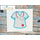Scrub Top Applique with Heart