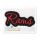 Rams Applique Script Satin
