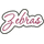 Zebras Applique Script Satin Snap Shot