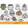 Happy Halloween Icon Embroidery Bundle Set