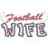 Football Wife Applique with a Twist Snap Shot