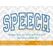 Speech Arched Applique Embroidery