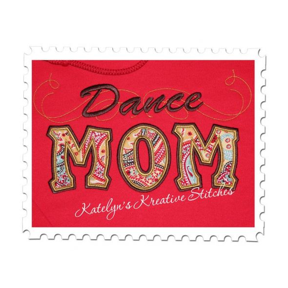 Dance Mom Applique with a Twist