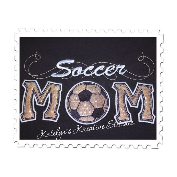 Soccer Mom Applique with a Twist
