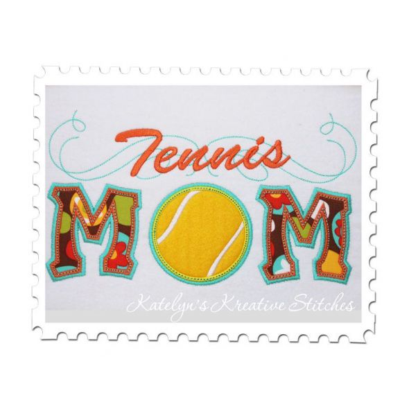 Tennis Mom Applique with a Twist