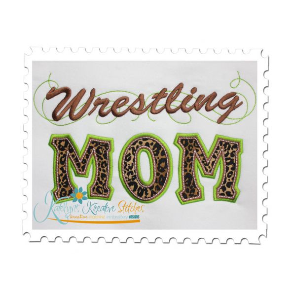 Wrestling Mom Applique with a Twist