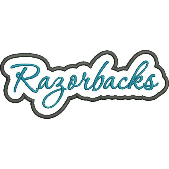 Razorbacks 80's Script Tee main image 1