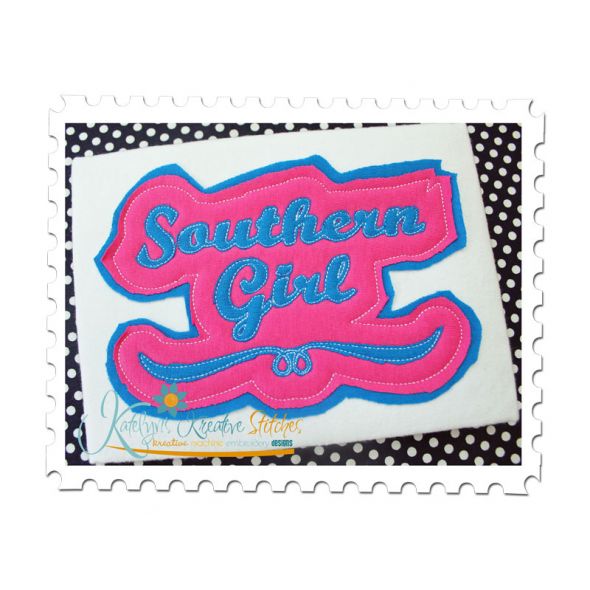 Southern Girl Distressed Applique