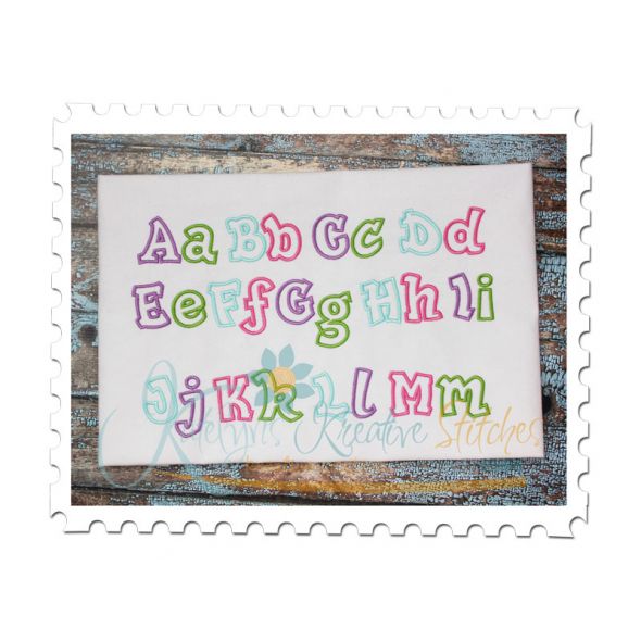 Fun and Funky Applique Font 2