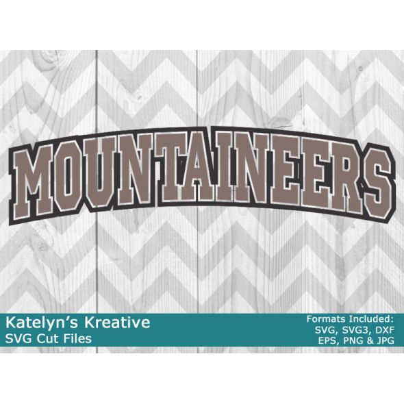 Mountaineers Arched SVG