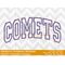 Comets Arched Applique Embroidery
