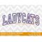 Ladycats Arched Applique Embroidery