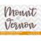Mount Vernon Script