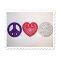 Peace, Love and Volleyball Applique