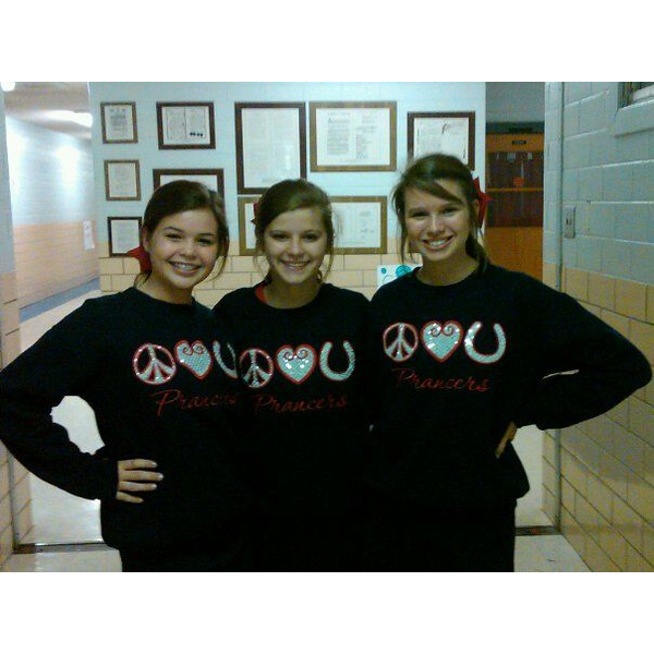 Peace Love and Prancers stitched by Katelyns Kreative Stitches