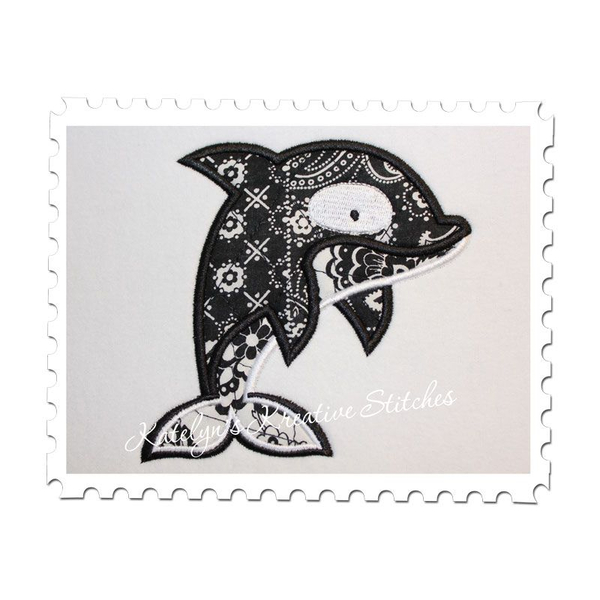 Arctic Whale Applique