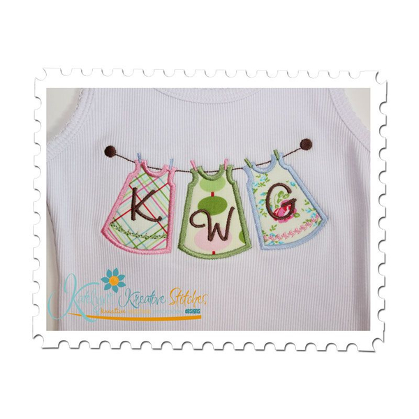 Clothesline Applique