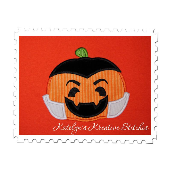 Jack-o-Dracula Applique