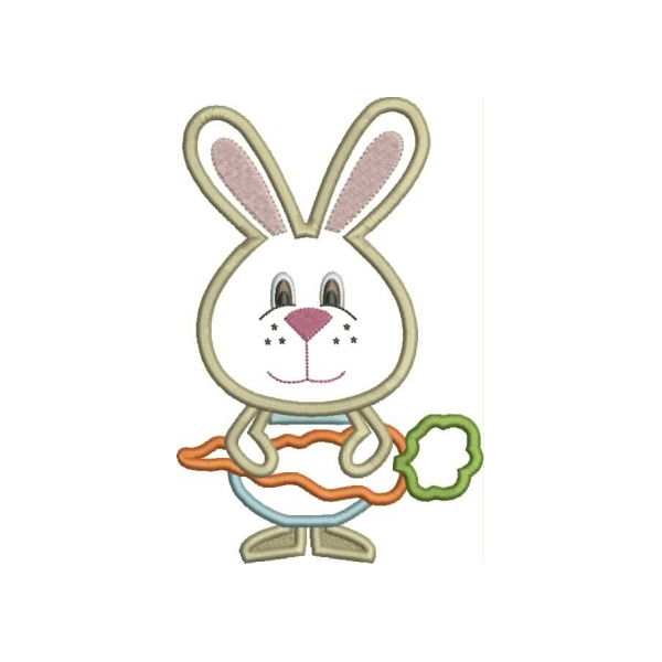 Bunny Boy Applique Snap Shot