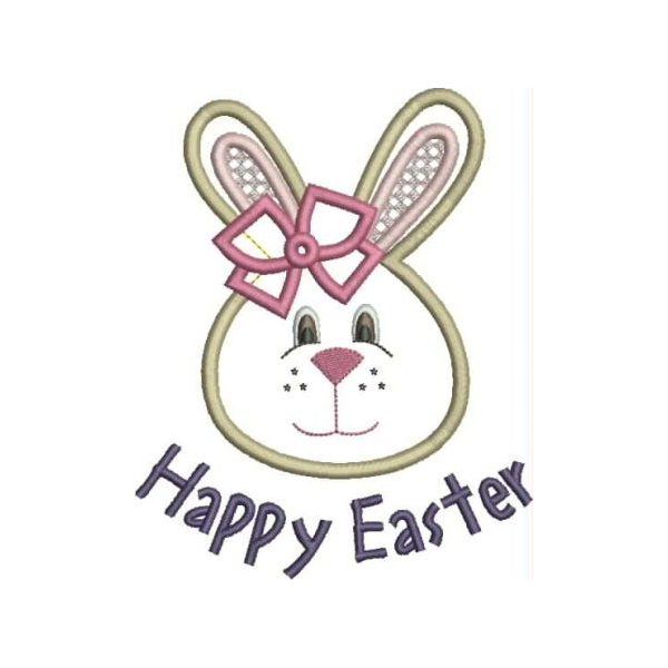 Bunny Girl Applique Snap Shot